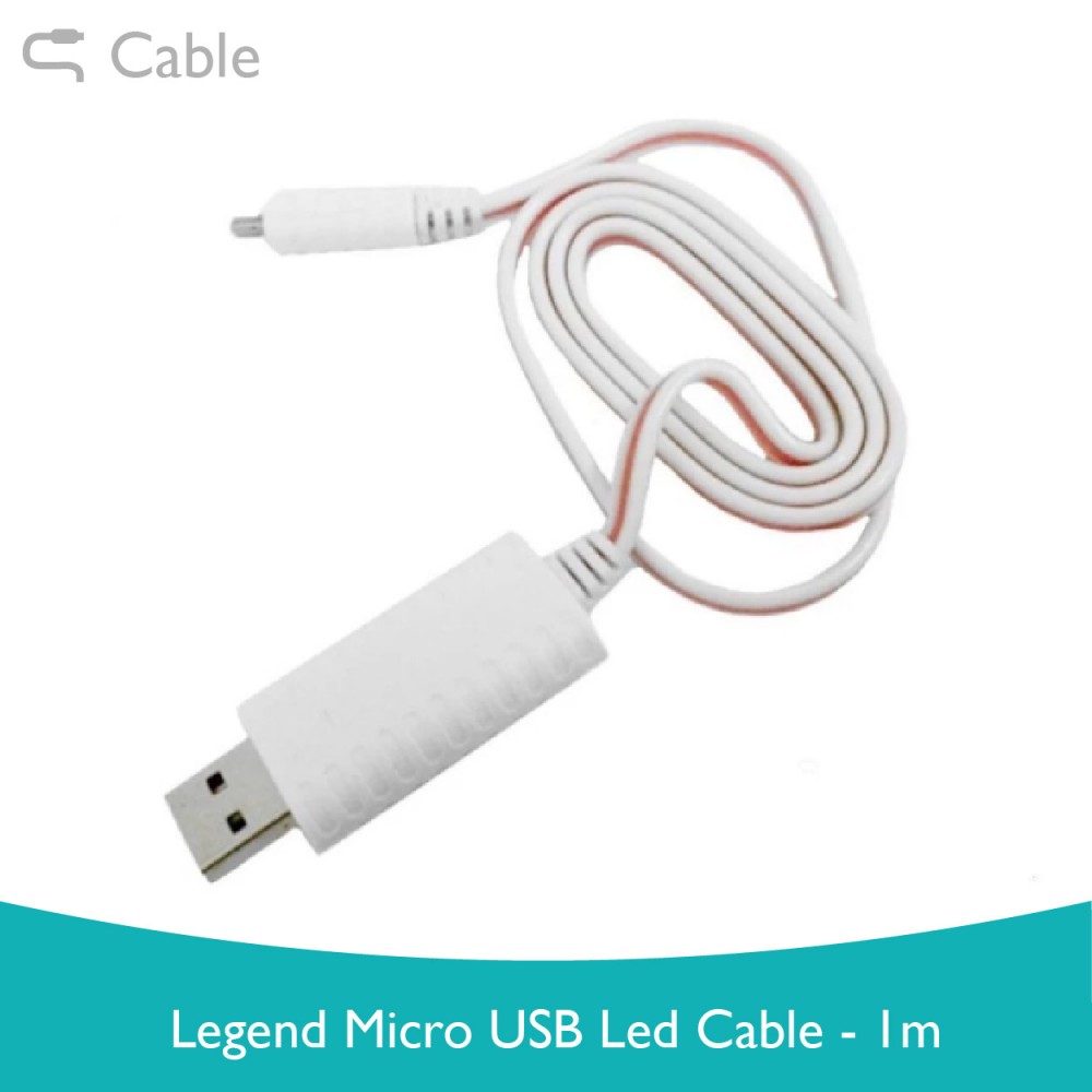 Legend Micro USB Led Cable – 1M Legend Micro USB Led Cable – 1M