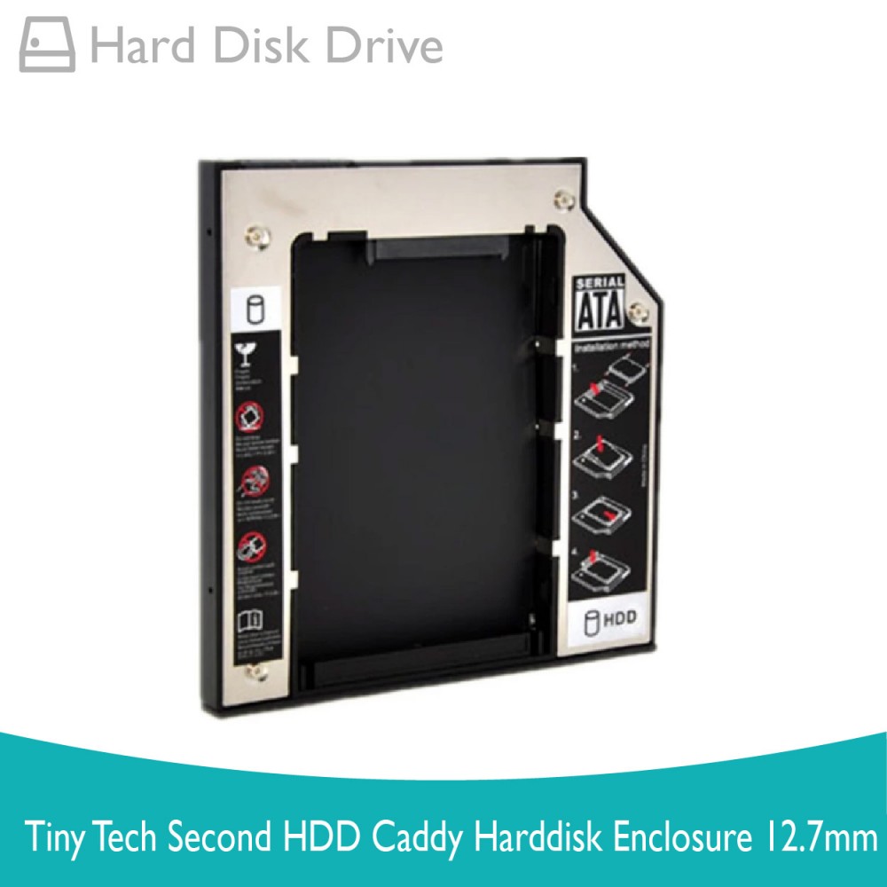 Tiny Tech Second HDD Caddy Hard disk Enclosure 12.7mm 
