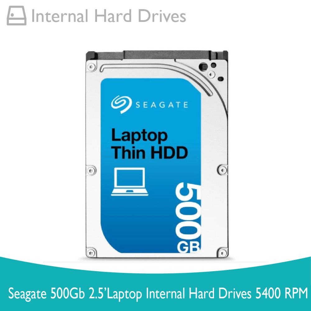 Seagate 500GB 2.5'' Laptop Internal Hard Drives (5400RPM) 