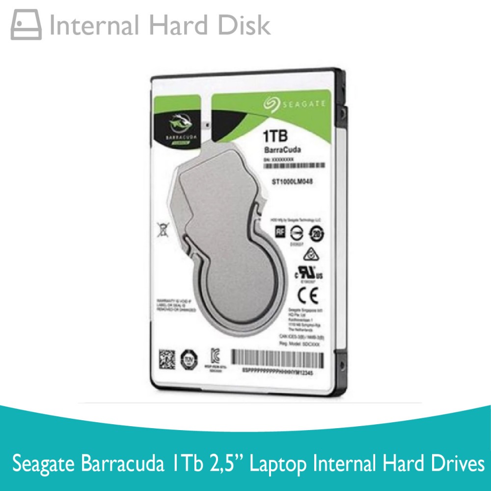 Seagate Barracuda 1TB 2.5'' Laptop Internal Hard Drives Seagate Barracuda 1TB 2.5'' Laptop Internal Hard Drives