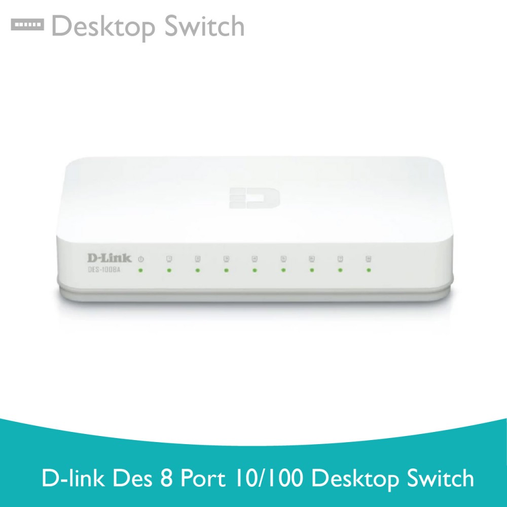 D-link DES-1008A 8-Port 10/100 Desktop Switch  