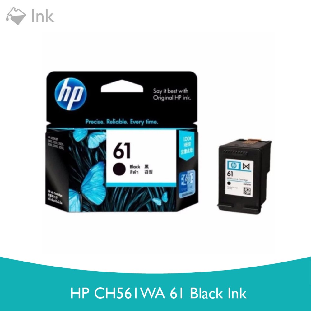 HP CH561WA 61 Black Ink HP CH561WA 61 Black Ink