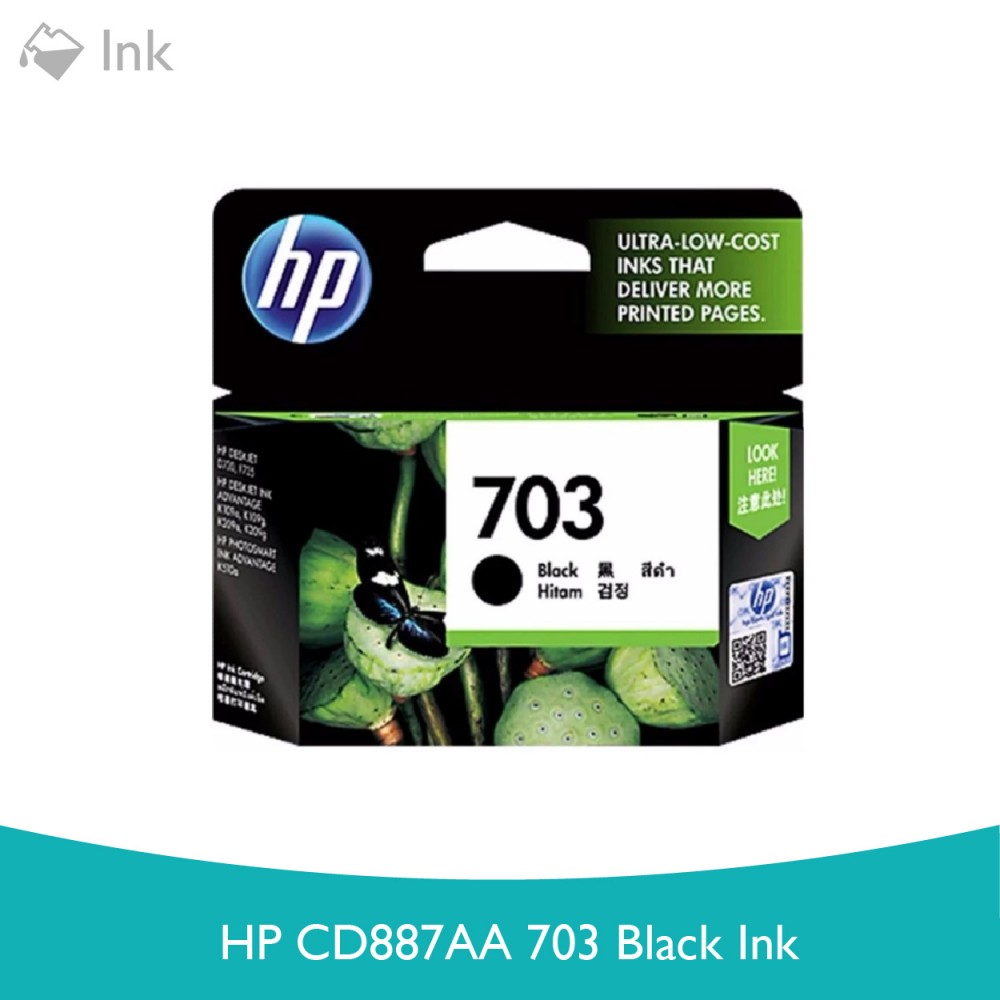 HP CD887AA 703 Black Ink