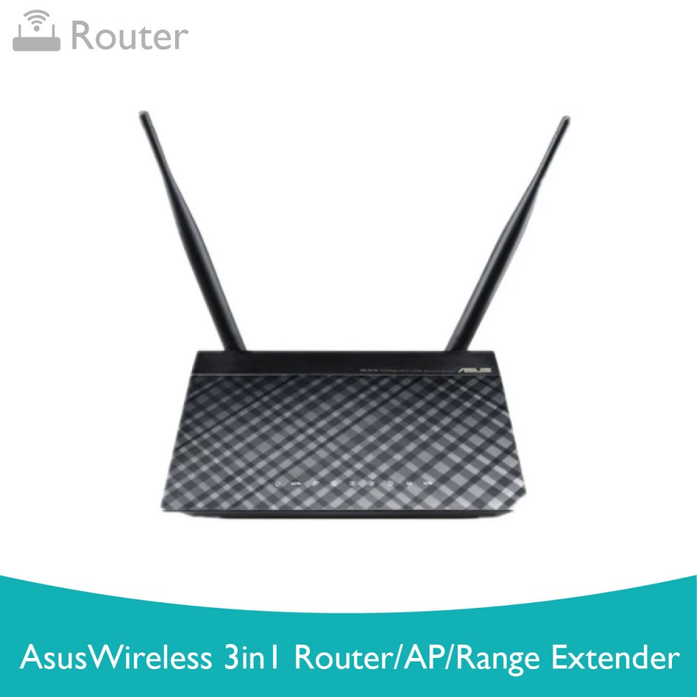 ASUS RT-N12D Wireless N300 3in1 Router /AP/Range Extender ASUS RT-N12D Wireless N300 3in1 Router /AP/Range Extender