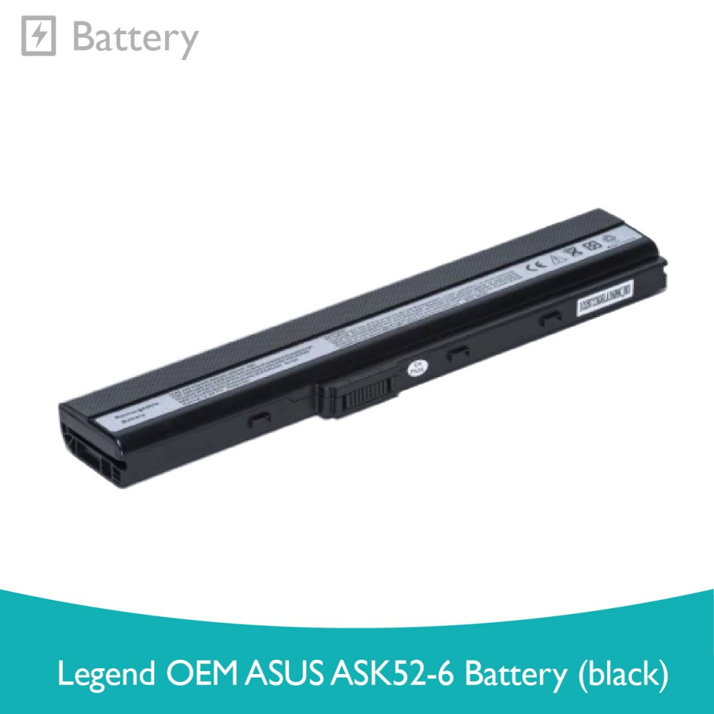 Legend OEM Asus ASK52-6 Battery (Black) Legend OEM Asus ASK52-6 Battery (Black)