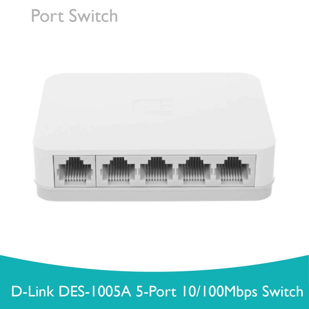 D-Link DES-1005A 5-Port 10/100 Mbps Switch  