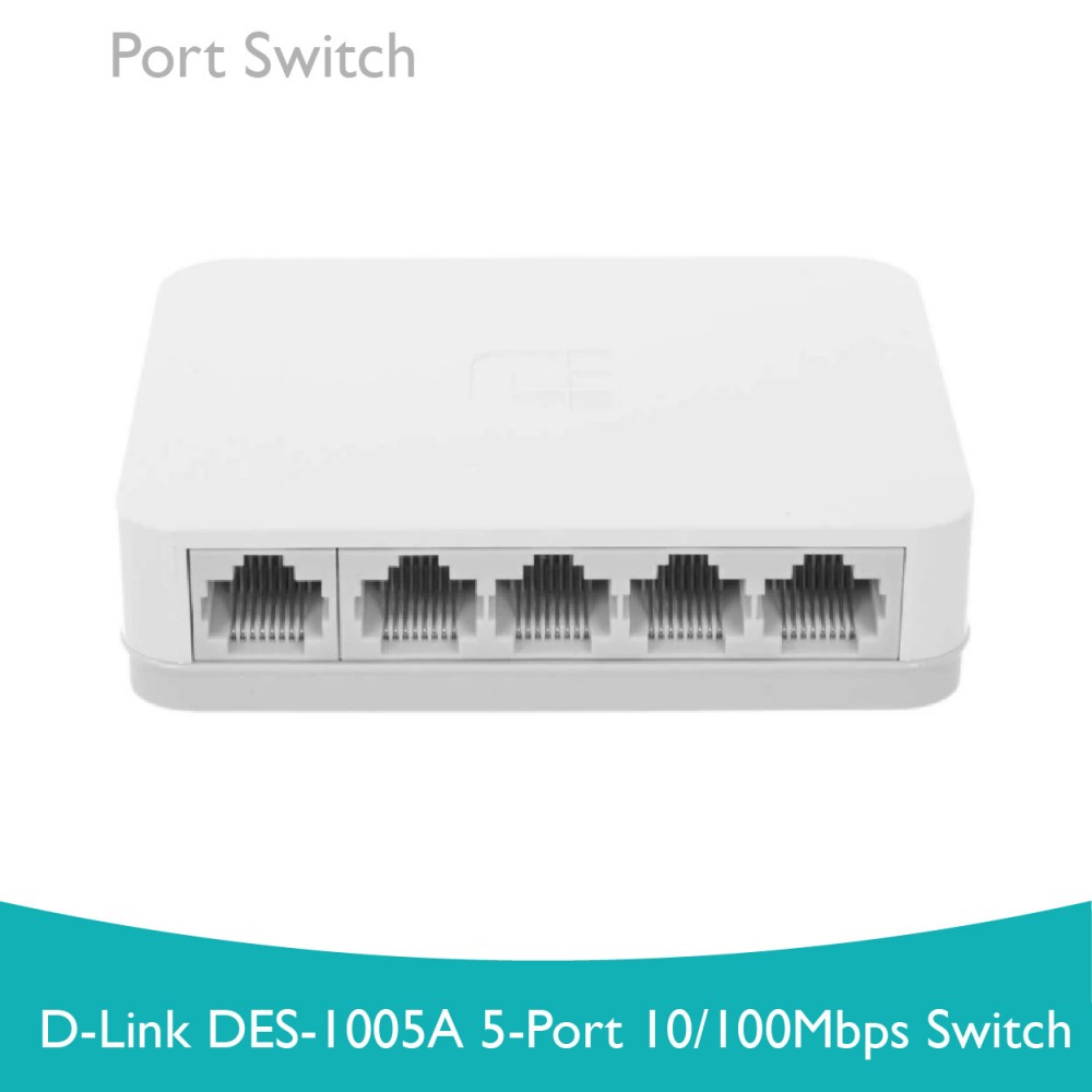D-Link DES-1005A 5-Port 10/100 Mbps Switch D-Link DES-1005A 5-Port 10/100 Mbps Switch