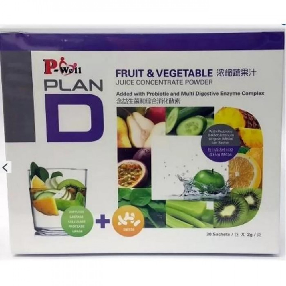 P-Well Plan D Digestive Enzyme 2gx30 P-Well Plan D Digestive Enzyme 2gx30