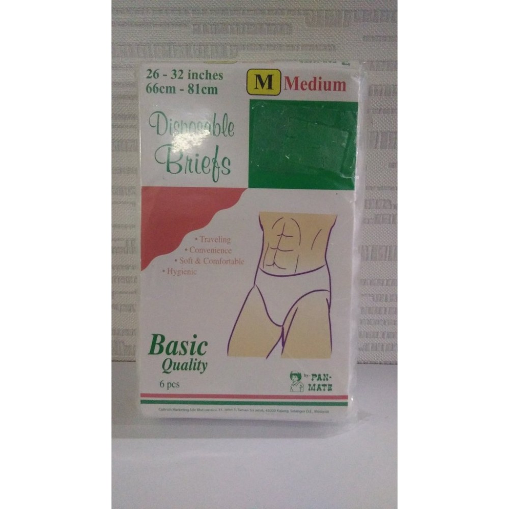 Pan-Mate Disposable Briefs m Pan-Mate Disposable Briefs m