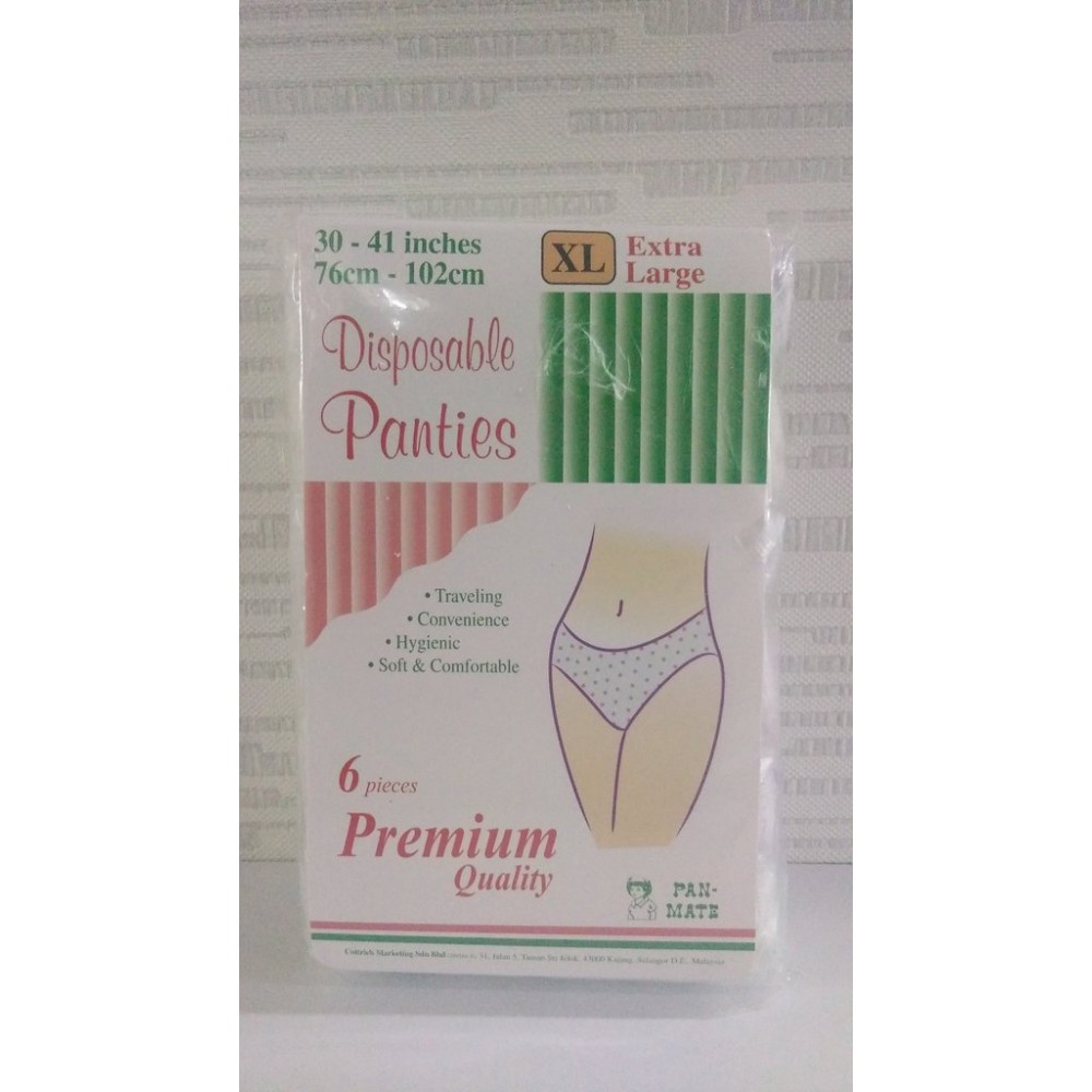 Pan-Mate Disposable Panties xl Pan-Mate Disposable Panties xl