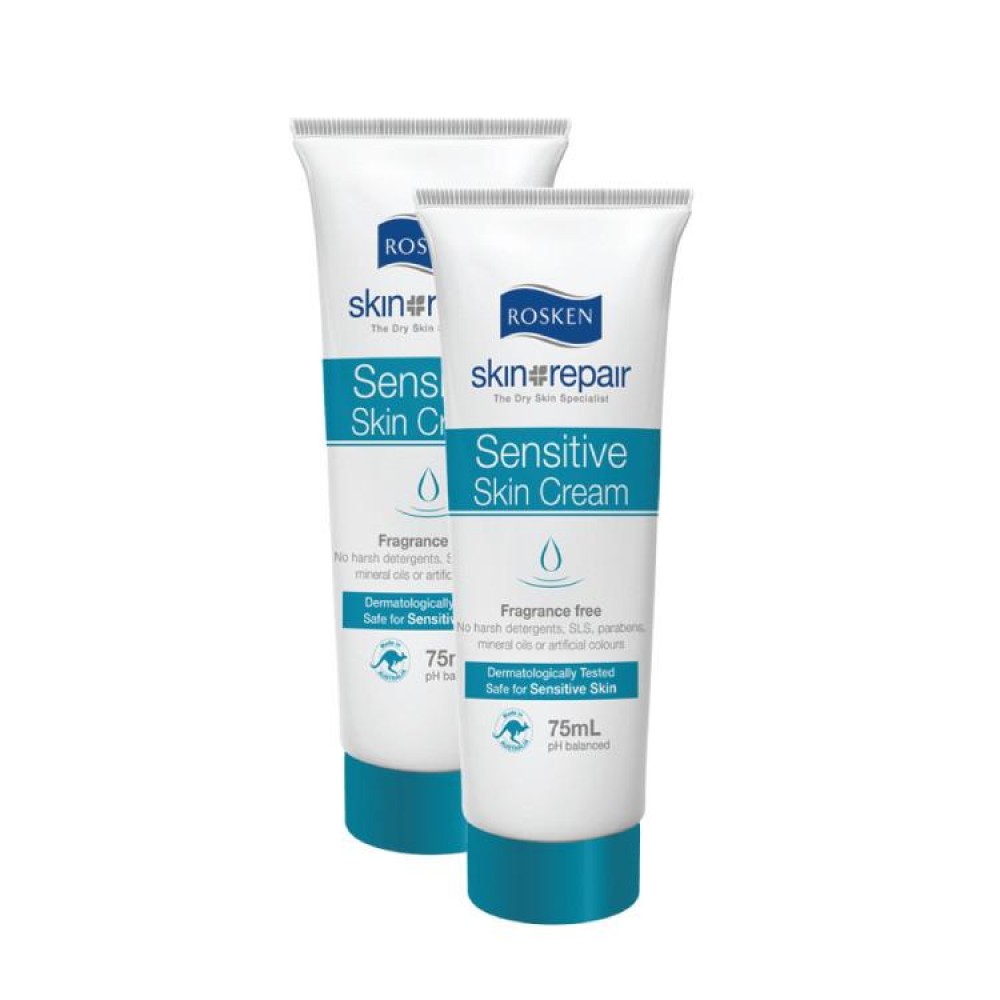 Rosken Sensitive Skin Cream 75ml Pack Of 2 Rosken Sensitive Skin Cream 75ml Pack Of 2