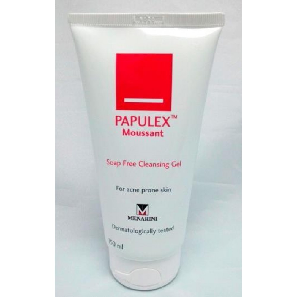 Papulex Moussant Soap Free Cleansing Gel 150ml Papulex Moussant Soap Free Cleansing Gel 150ml