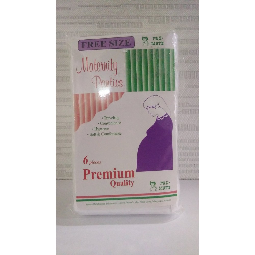 Pan-Mate Maternity Panties Free Size 6 Pan-Mate Maternity Panties Free Size 6