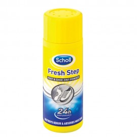image of Scholl Fresh Step Foot And Shoe 2 in 1 Powder 75g