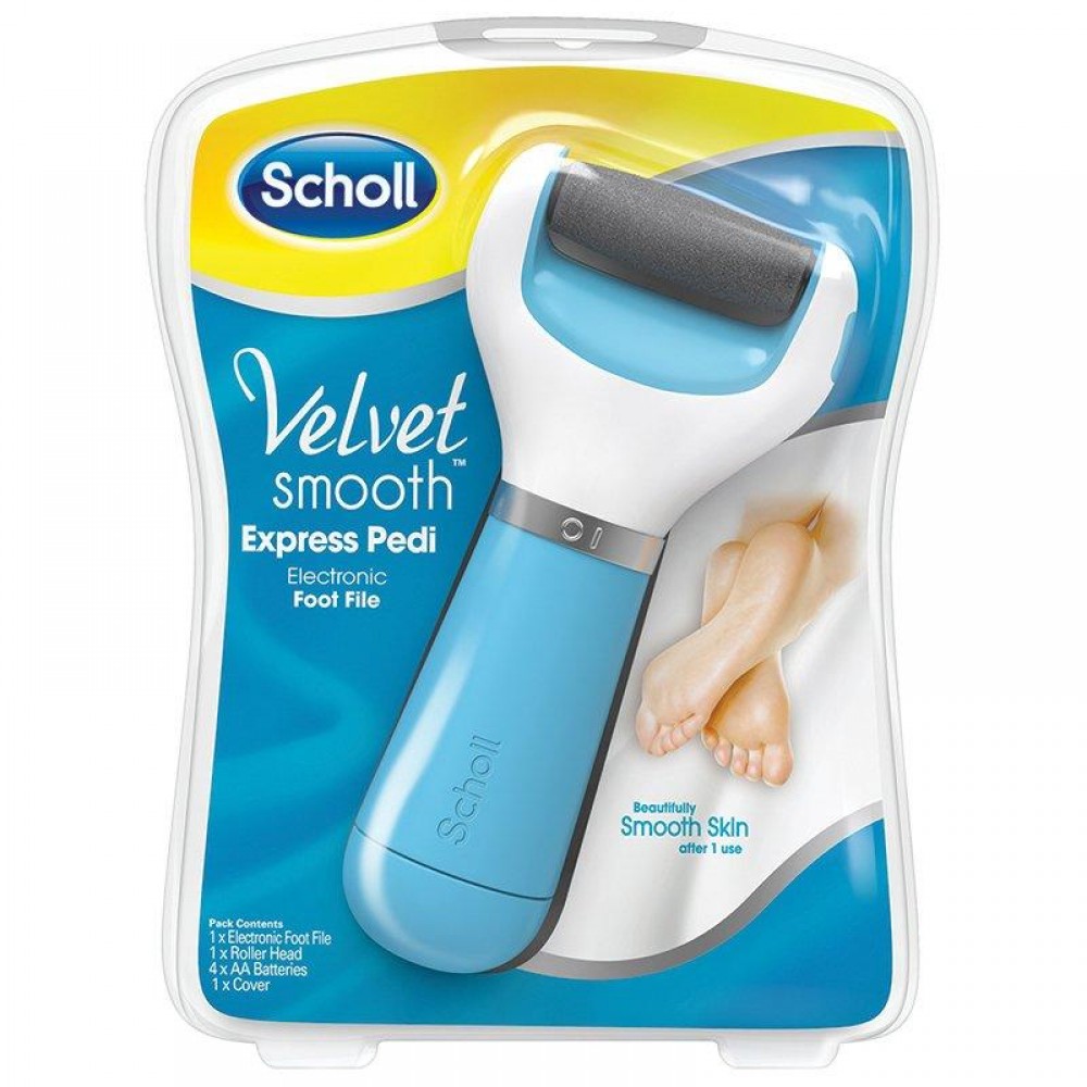 Scholl Velvet Smooth Express Pedi BLUE Scholl Velvet Smooth Express Pedi BLUE
