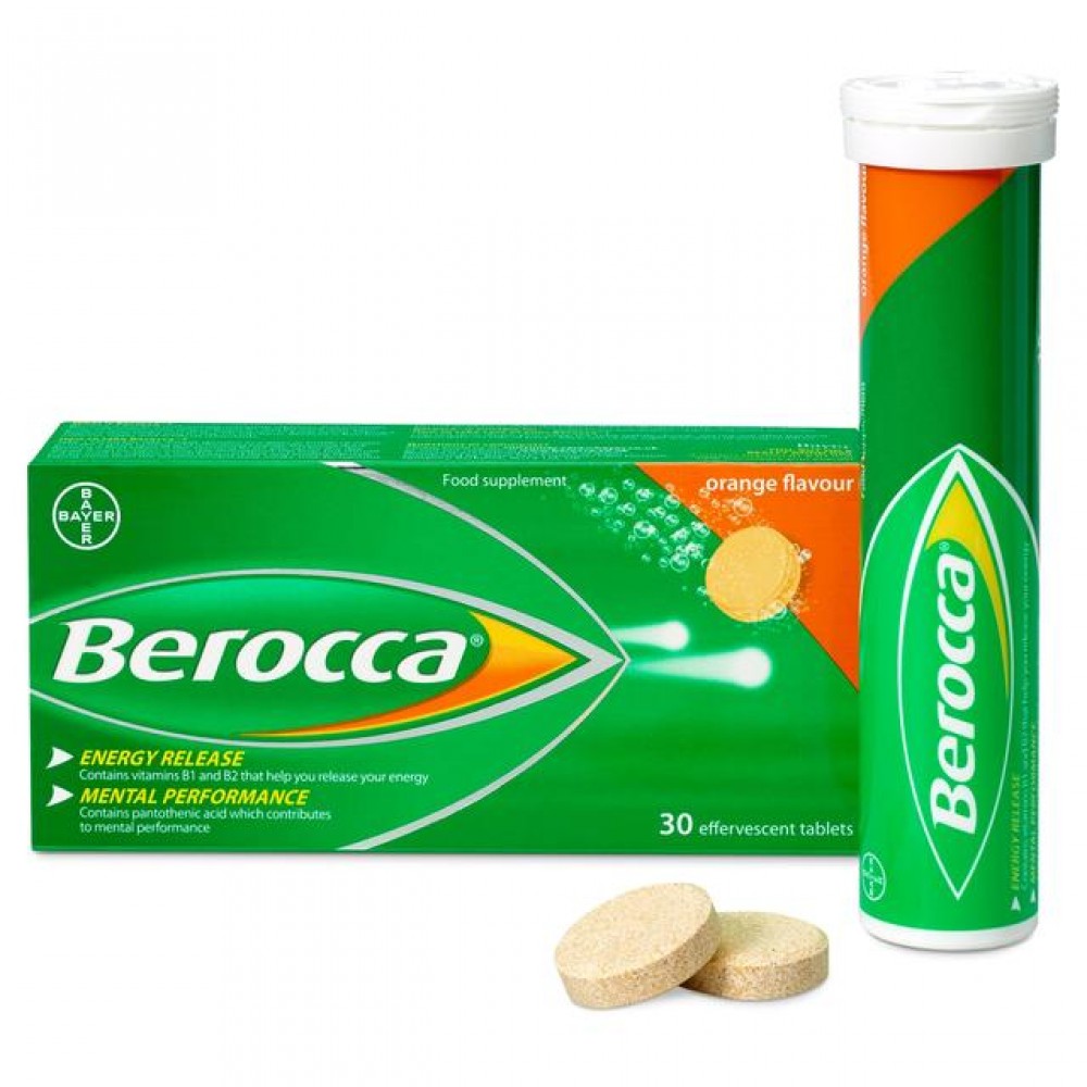 Berocca Orange Flavor Effervescent (30 tablets) Berocca Orange Flavor Effervescent (30 tablets)