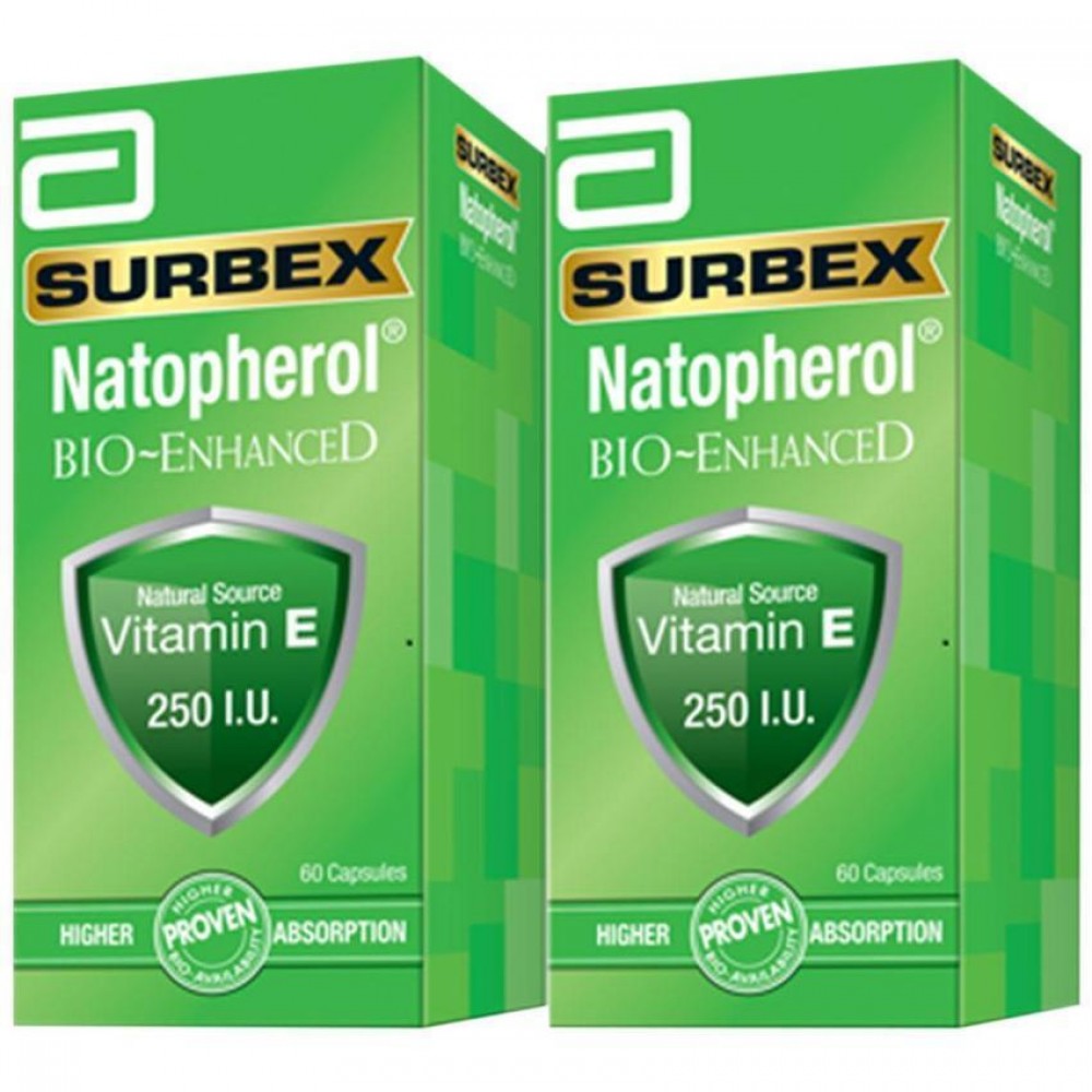Abbott Surbex Natopherol Bio-Enhanced 250IU (2x60s) Abbott Surbex Natopherol Bio-Enhanced 250IU (2x60s)