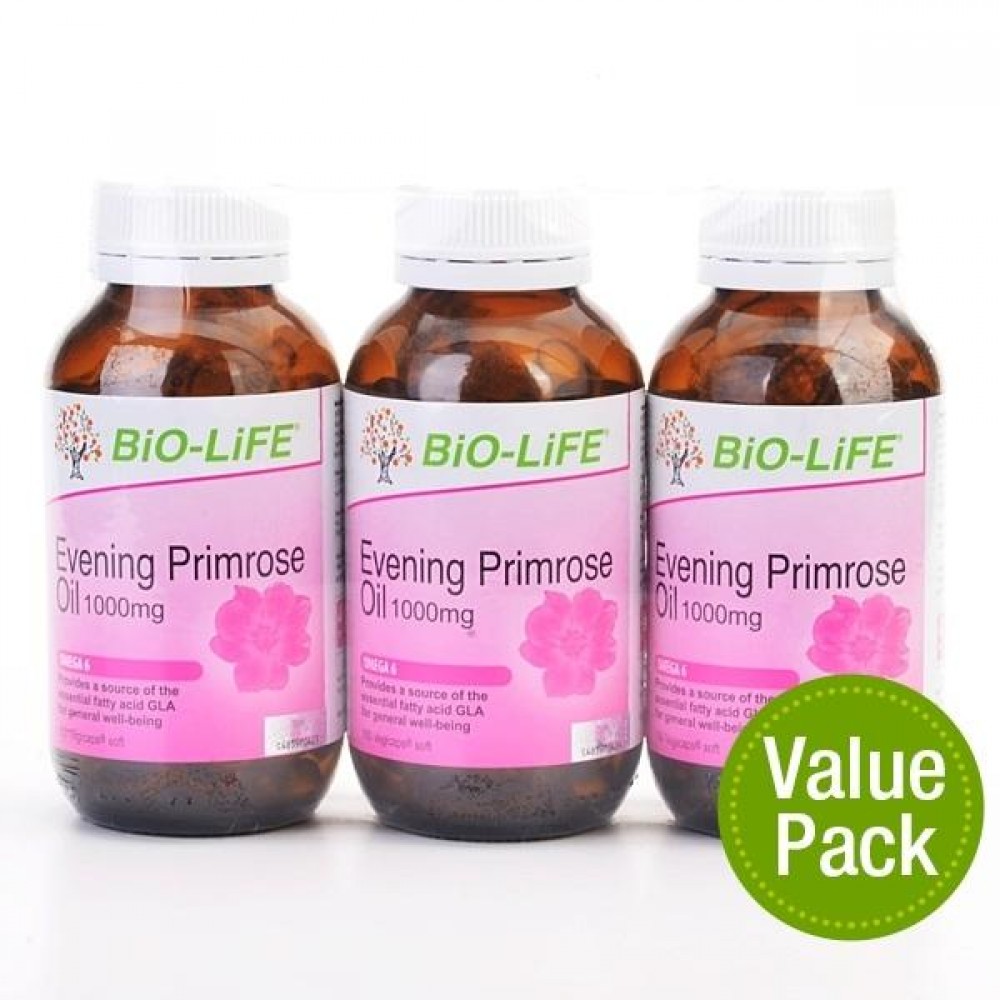 BIO-LIFE EVENING PRIMROSE OIL 1000MG BIO-LIFE EVENING PRIMROSE OIL 1000MG