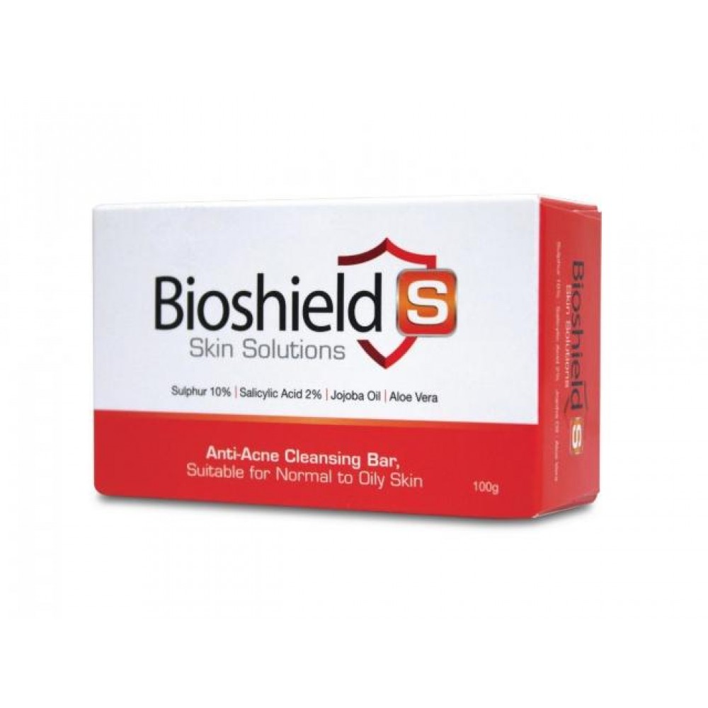 Bioshield S Skin Solutions Anti-Acne Cleansing Bar (Normal-Oily Skin) 100G 3+1 Bioshield S Skin Solutions Anti-Acne Cleansing Bar (Normal-Oily Skin) 100G 3+1