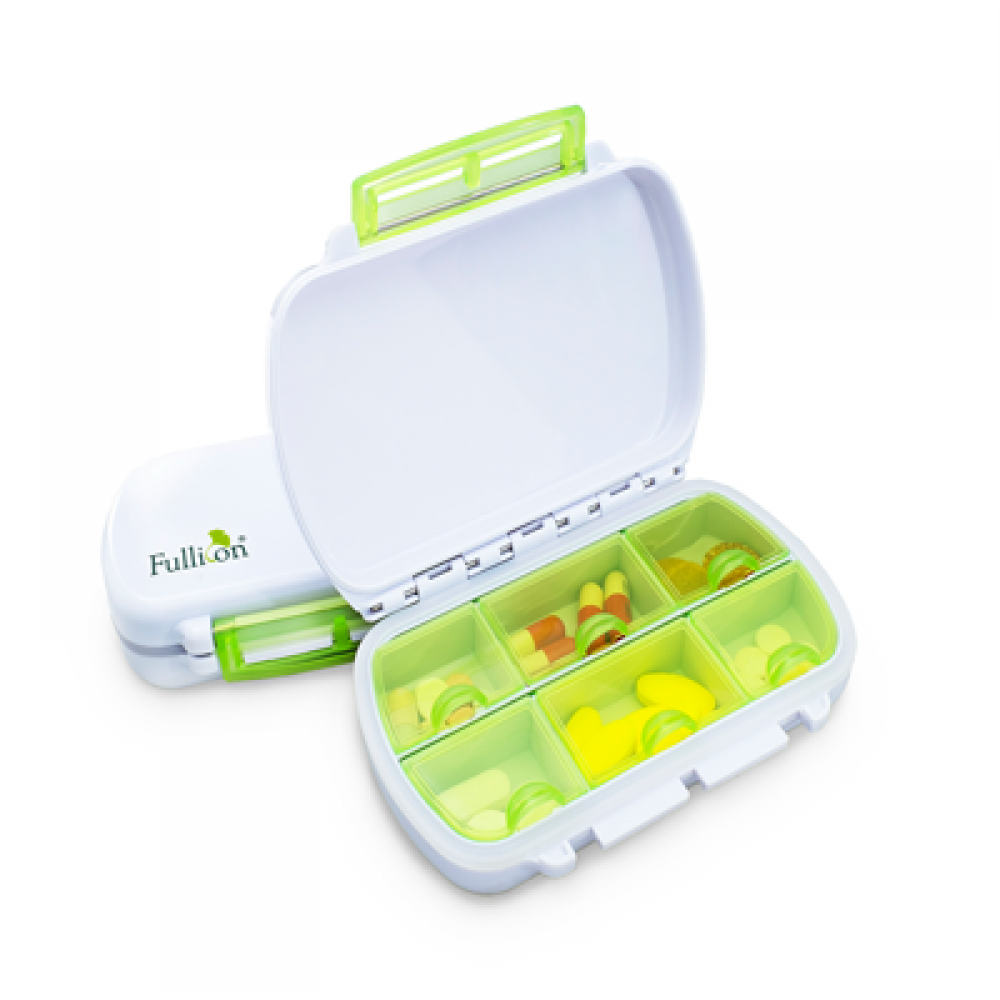 6-Compartments Damp-Proof Pill Box 6-Compartments Damp-Proof Pill Box