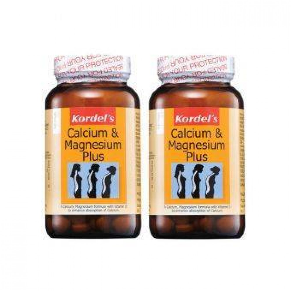 Kordels Calcium and Magnesium Plus 150+150s Kordels Calcium and Magnesium Plus 150+150s