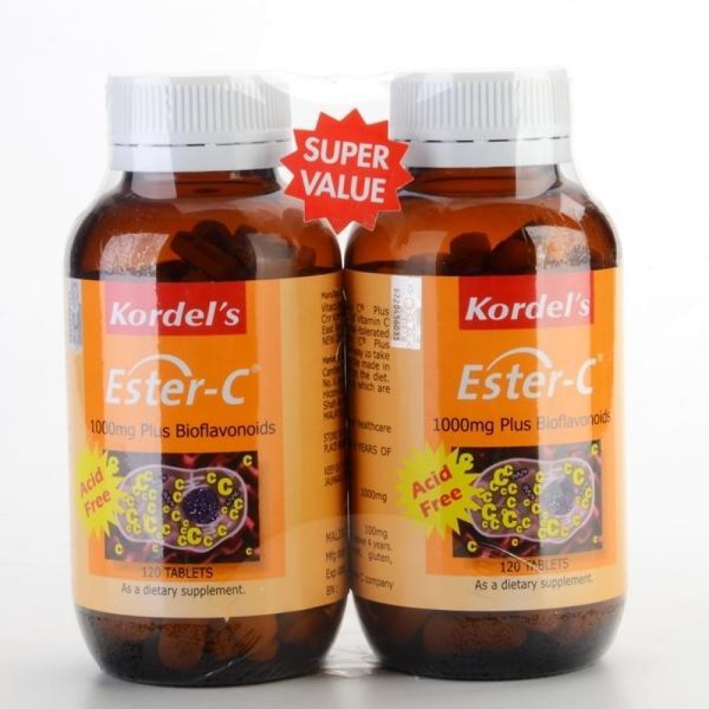 Kordels Ester C 1000mg 2x120s Kordels Ester C 1000mg 2x120s