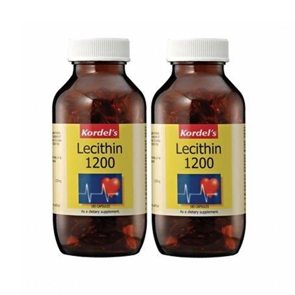 Kordels Lecithin 1200mg 2x180s Kordels Lecithin 1200mg 2x180s