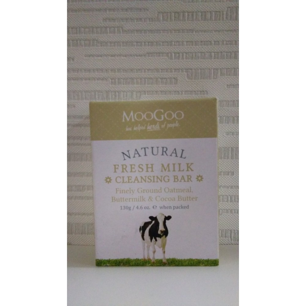 MooGoo Fresh Milk Cleansing Bar (Finely Ground Oatmeal,Buttermilk and Cocoa Butter) 130g MooGoo Fresh Milk Cleansing Bar (Finely Ground Oatmeal,Buttermilk and Cocoa Butter) 130g