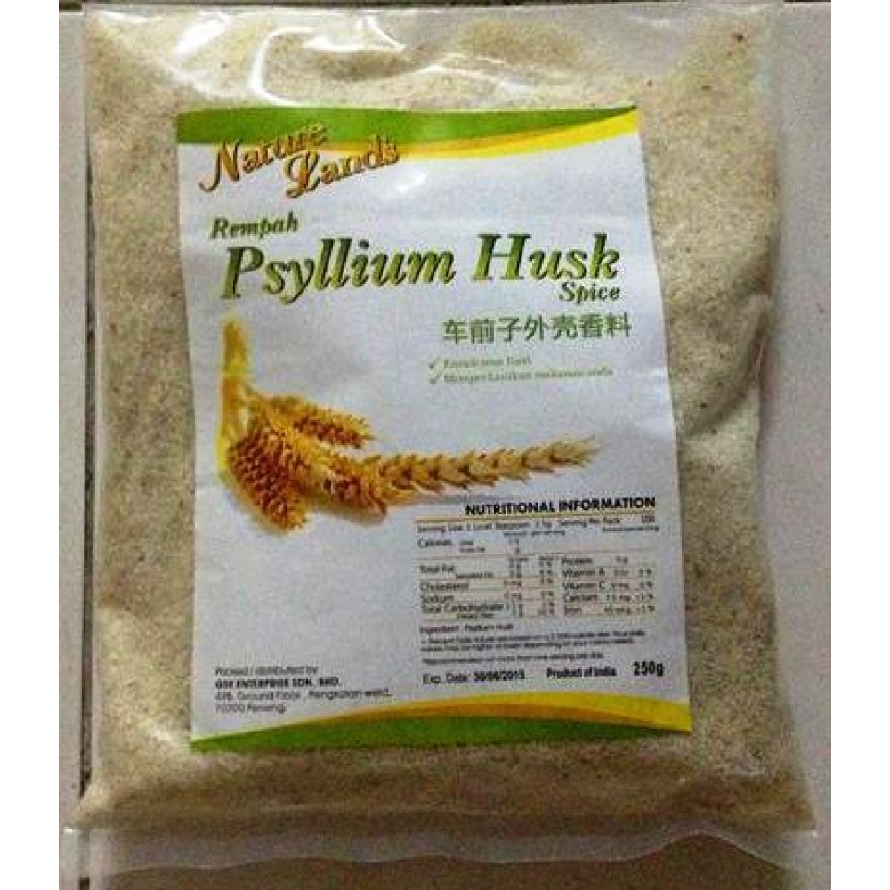 Nature Lands Psyllium Husk 2x250g Nature Lands Psyllium Husk 2x250g