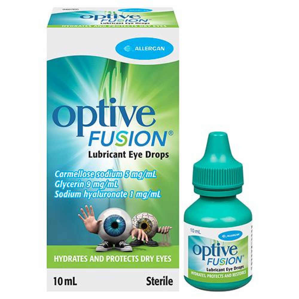 Optive Fusion Lubricant Eye Drops 10ml Optive Fusion Lubricant Eye Drops 10ml
