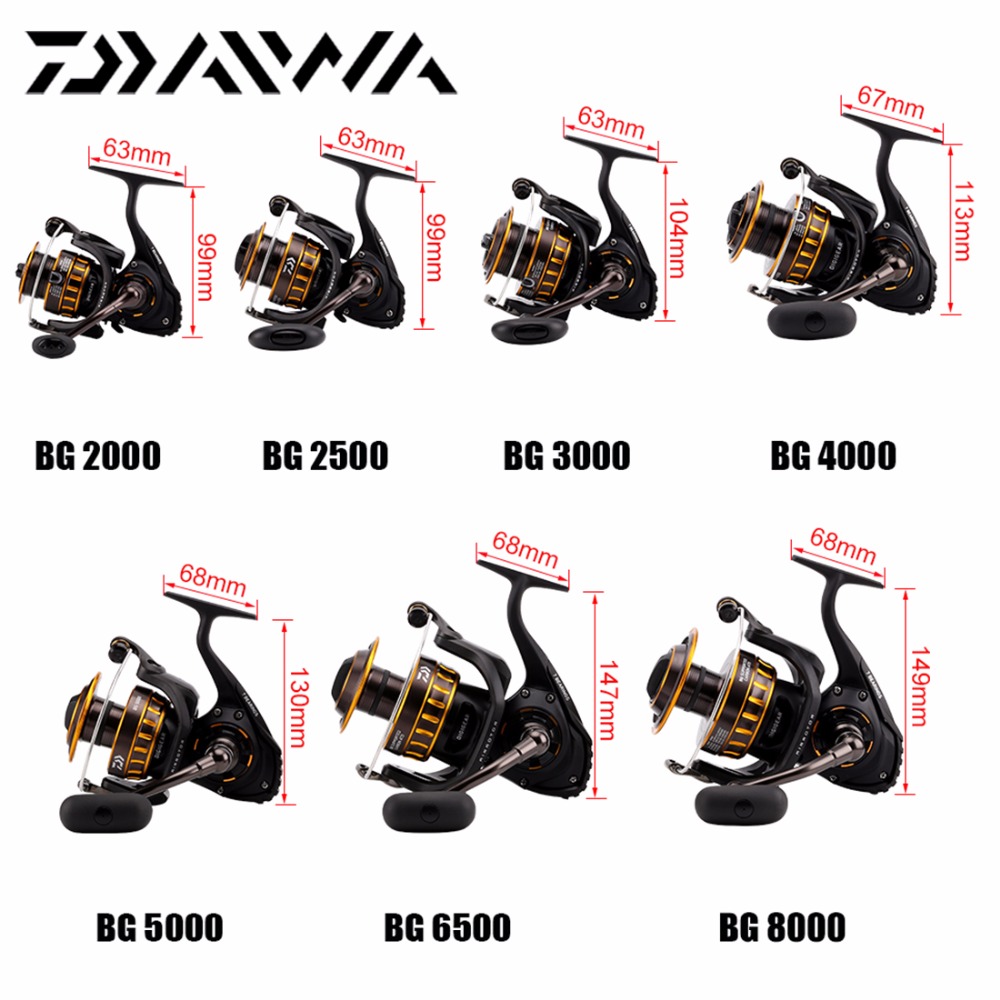 Daiwa BG 2000 - 8000 SPINNING REELS
