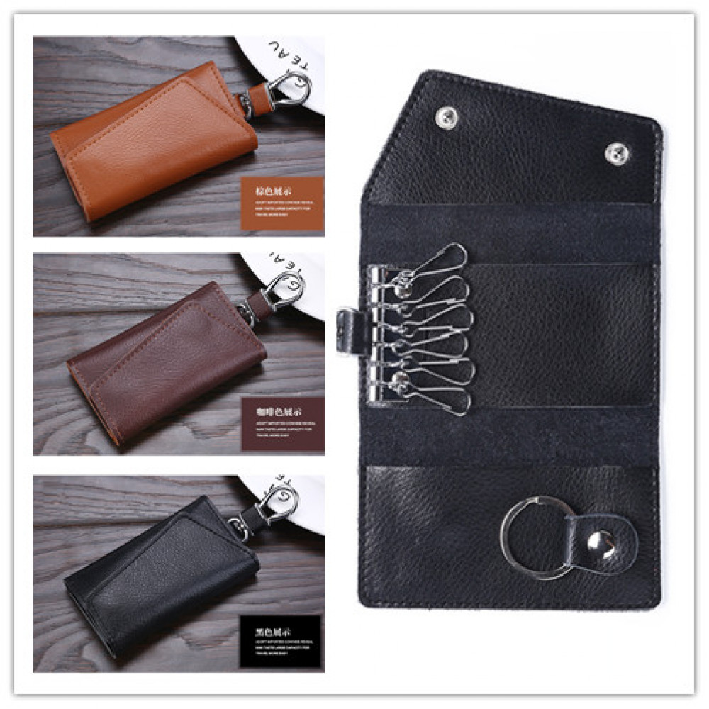 Key Holder Keyless Remote Leather Big Capacity Key Holder Keyless Remote Leather Big Capacity