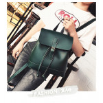 Woman Korean Fashion Leather Backpack Student Korean