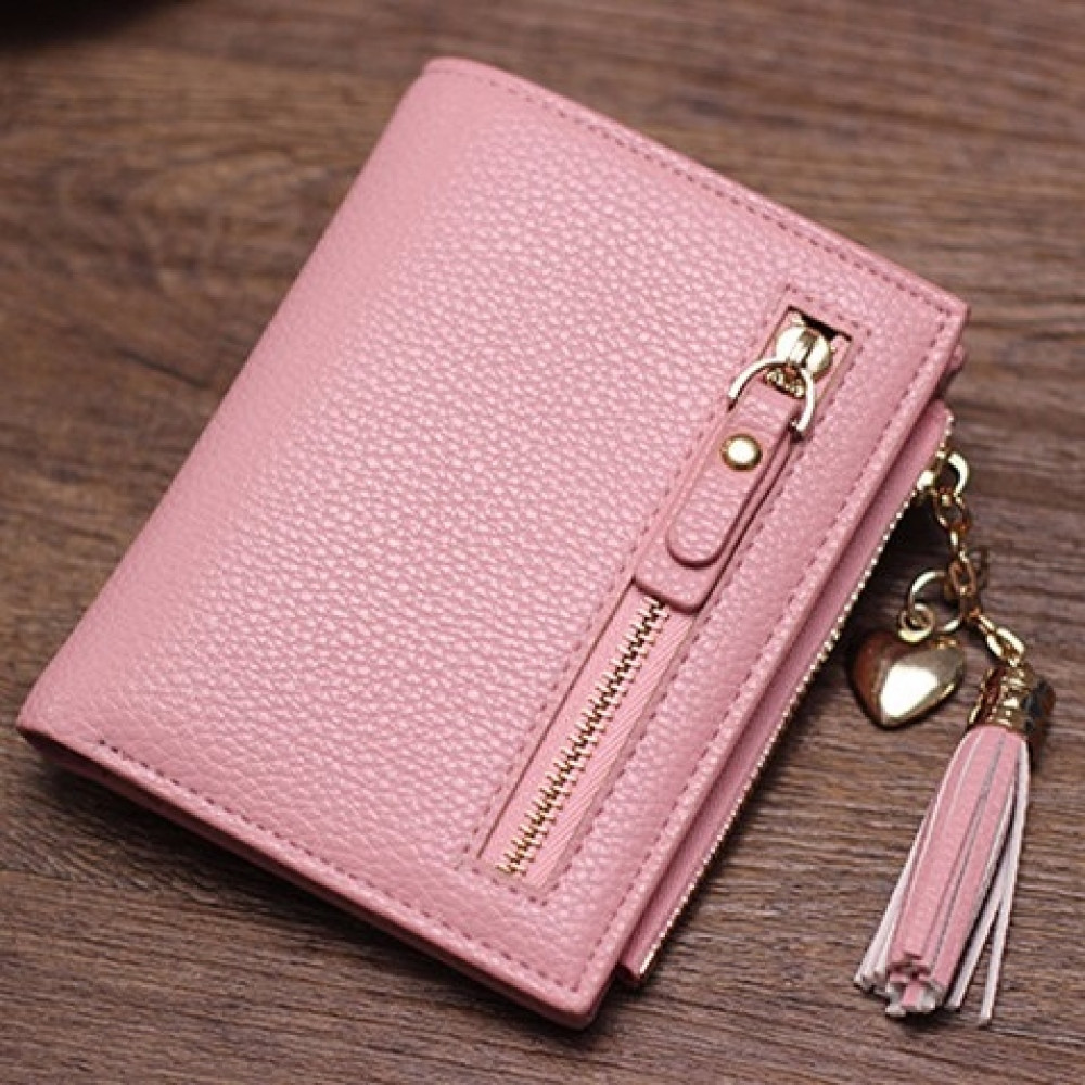 Woman Purse Wallet Mini Korean Fashion Comely Plain Color