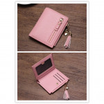 Woman Purse Wallet Mini Korean Fashion Comely Plain Color