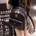 Plain Simple Travel Casual Multipurpose Ribbon Bow-tie ladies backpack