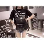 Plain Simple Travel Casual Multipurpose Ribbon Bow-tie ladies backpack