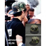 Korean Baseball Cap Colorful Camouflage