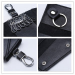 Key Holder Keyless Remote Leather Big Capacity