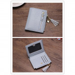 Woman Purse Wallet Mini Korean Fashion Comely Plain Color