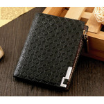 Men Wallet Purse Leather Casual Business Big Capacity Card Holder Korean Fashion