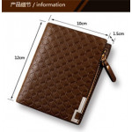 Men Wallet Purse Leather Casual Business Big Capacity Card Holder Korean Fashion