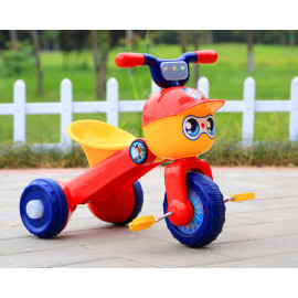 image of BBH 2016 Premium Tricycle With Light And Foldable (Red)
