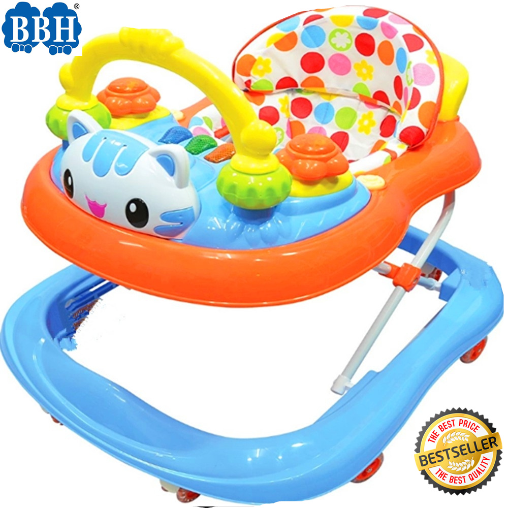 BBH 839 Baby Strong Based Walker With English Song And Light(Blue) BBH 839 Baby Strong Based Walker With English Song And Light(Blue)