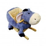 Woodalion Blue Donkey Infant Rocker