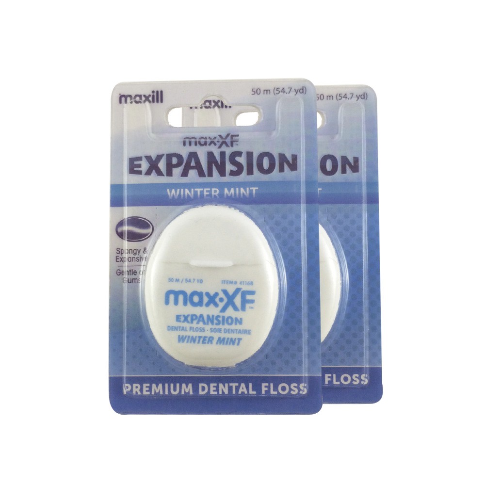 Maxill Expansion Floss, Winter Mint, 2pcs / bundle