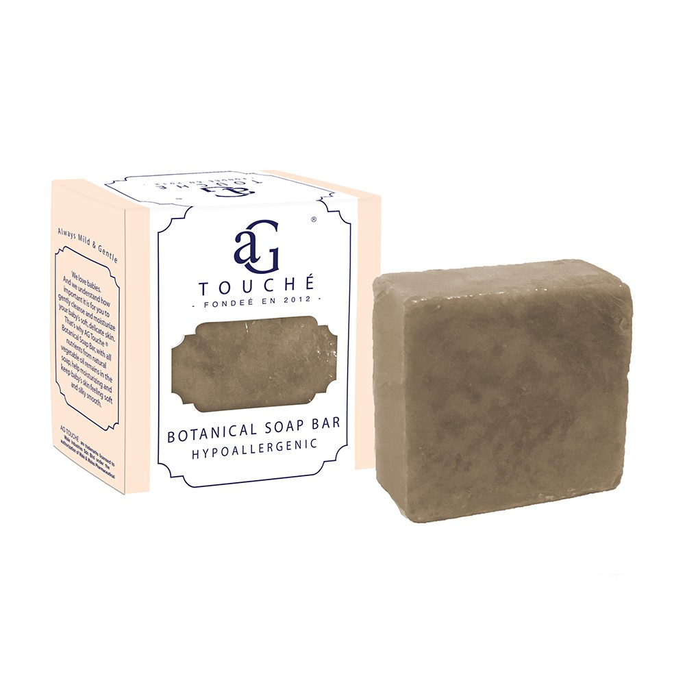 AG Touché Botanical Baby Soap Bar Hypoallergenic Dark Chocolate (80g) 1pc