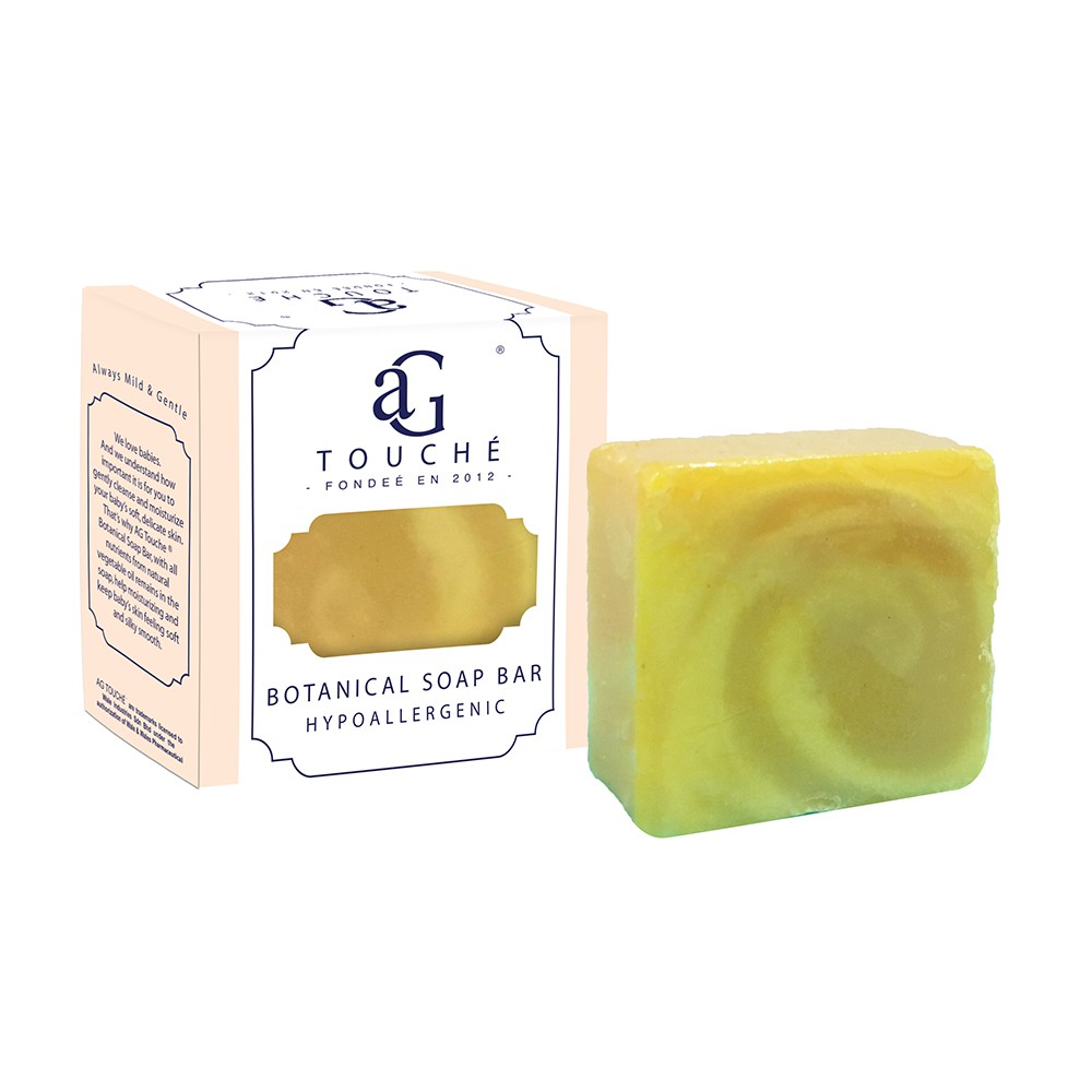 AG Touché Botanical Baby Soap Bar Hypoallergenic Lemongrass (80g) 1pc