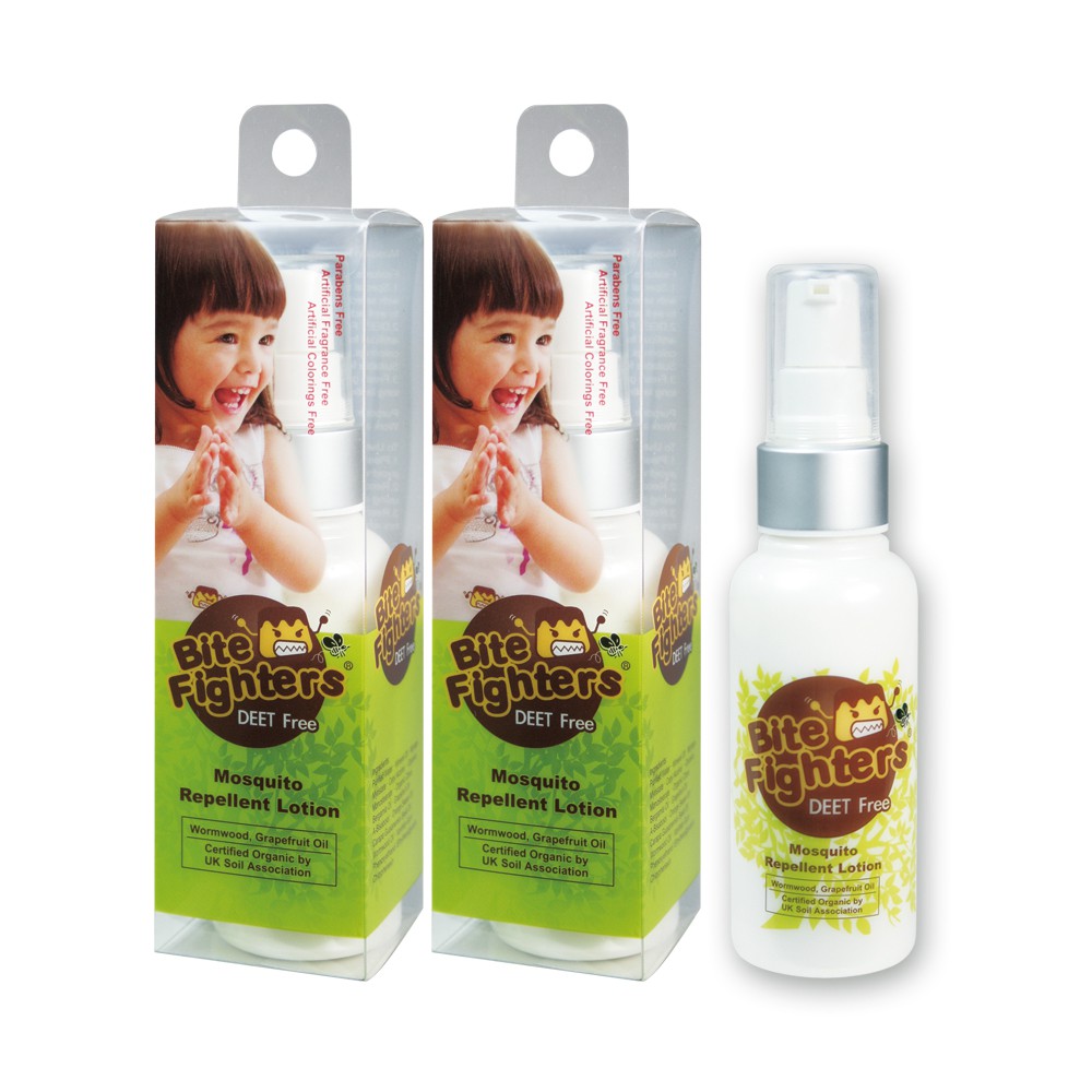 Bite Fighter Advanced Organic Mosquito Repellent Lotion (100ml x 2 Bottles)