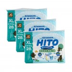 Hito Chlorine Free Baby Diapers XL 28's 3 packs [Bundle]